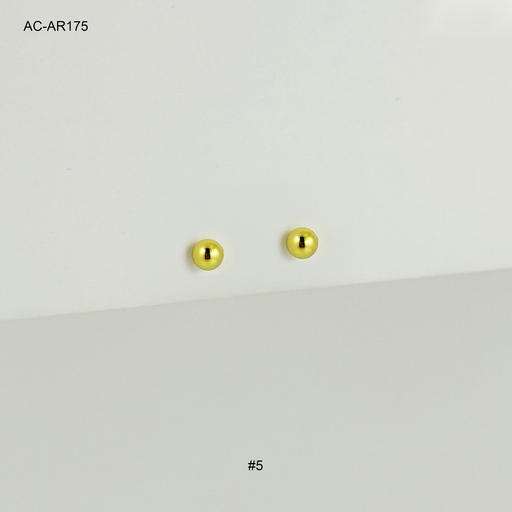 [AC-AR-175] Bola gold n5 acero