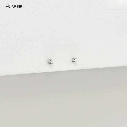[AC-AR-189] Topo silver circon blanco n2 acero