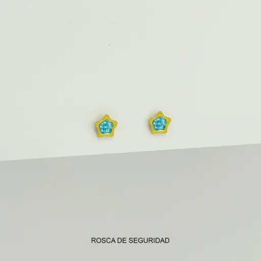 [AC-AR-216] Topo acero rosca de seguridad circones estrella