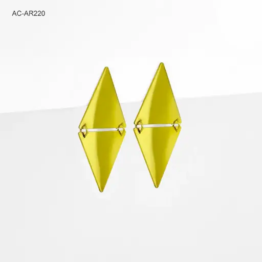 [AC-AR-220] Maxitopo gold rombo acero