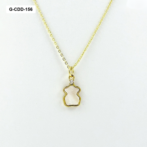 [G-CDD-156] *COLLAR EN RODINADO GOLD DIJE TOUS CAREY