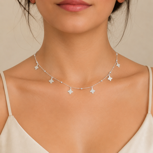[P-CDD-236] Collar en plata ley 925 dijes dupe
