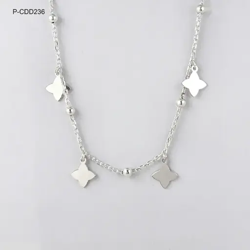 [P-CDD-236] Collar en plata ley 925 dijes van cleef