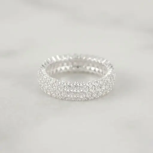 [P-AN-216] Anillo en plata ley 925 thai aro enjoyado 5mm