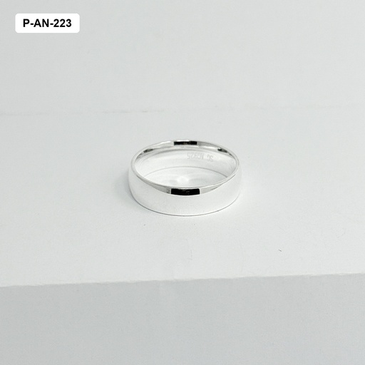 [P-AN-223] Anillo plata 925 alianza matrimonio lisas 6mm x unidad