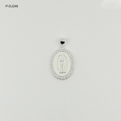 [P-DJ-248] Dije en plata ley 925 medalla especial enjoyada