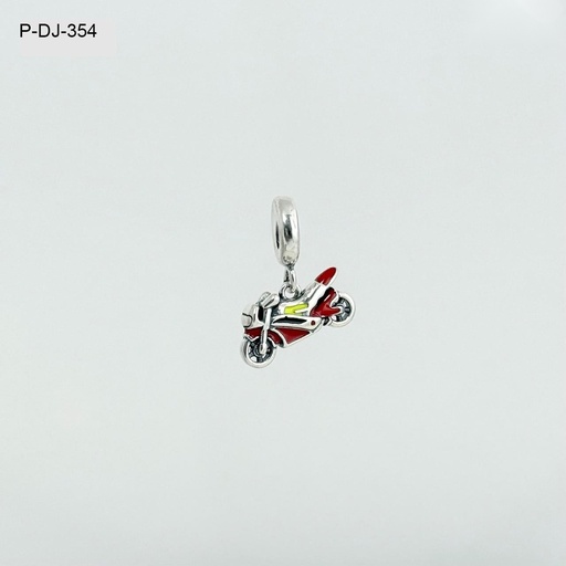 [P-DJ-354] Dije en plata ley 925 moto