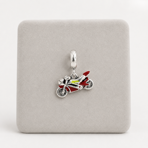 [P-DJ-354] Dije en plata ley 925 moto