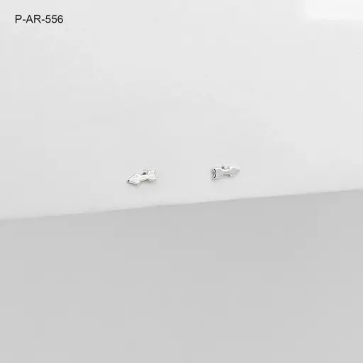 [P-AR-556] *P-AR-556 TOPO PLATA 925 FLECHAS