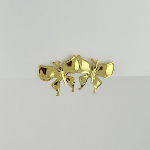 [AC-AR-415] Maxi aretes en acero gold modelo 22