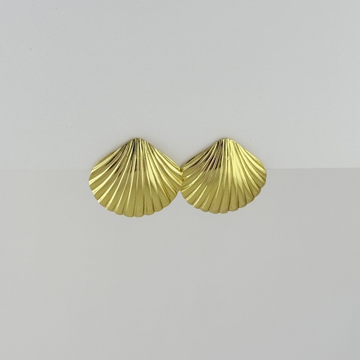[AC-AR-418] MAXI ARETES EN ACERO GOLD