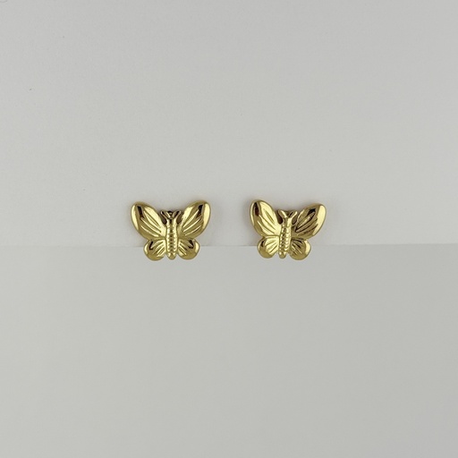 [AC-AR-428] Maxi aretes en acero gold modelo 18