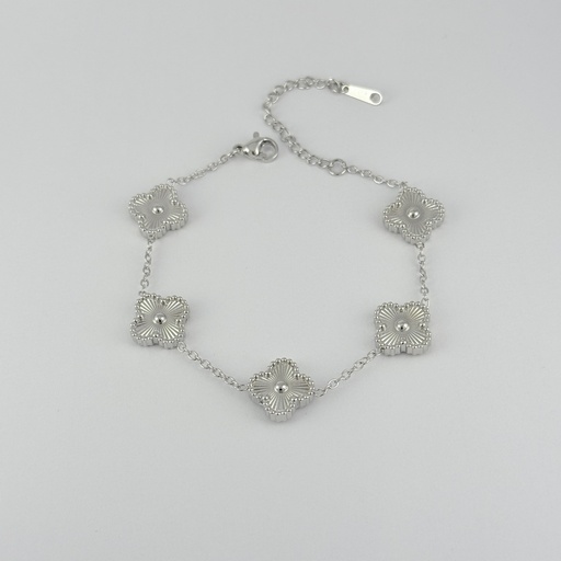 [AC-PL-299] PULSERA EN ACERO SILVER VAN CLEEF
