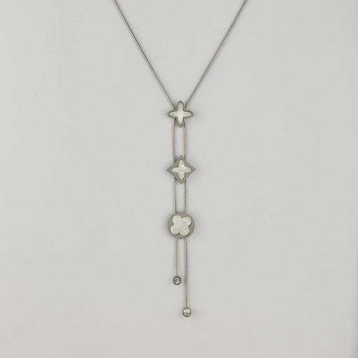 [AC-CDD-214] Collar en acero van cleef modelo 4