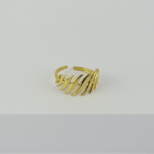 [AC-AN-249] ANILLO EN ACERO GOLD AJUSTABLE