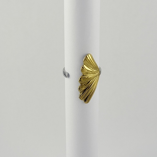 [AC-AN-307] ANILLO EN ACERO BICOLOR AJUSTABLE MINIMALISTA