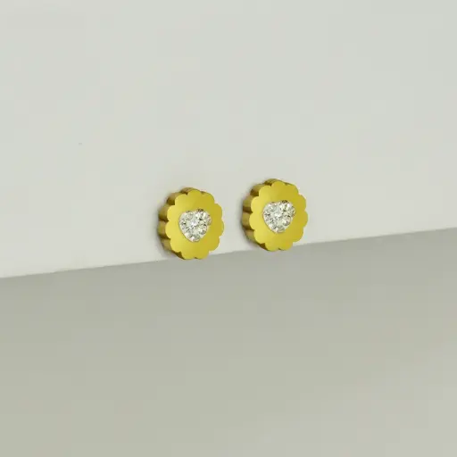 [AC-AR-477] *TOPO GOLD MEDIANO FIGURAS CRISTAL TORNASOL ACERO