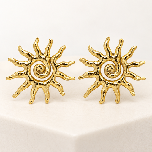 [AC-AR-507] Arete en Acero Inoxidable gold sol