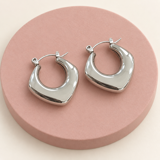 [AC-AR-540] Argolla en Acero Inoxidable plateada