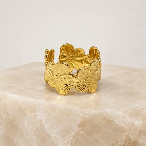 [AC-AN-402] Anillo en acero gold ajustable