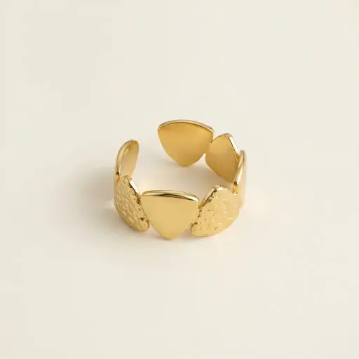 [AC-AN-407] Anillo en acero gold ajustable